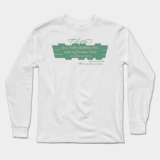 The Vile Maxim - Adam Smith Long Sleeve T-Shirt